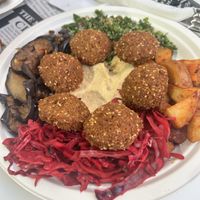 House salad   at Falafel Street in Valletta