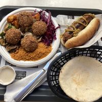   at Falafel Street in Valletta