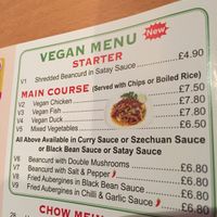 Takeaway menu Jan 2020 at Happy Garden The Orient in Rowlands Gill