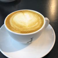 Curcuma latte at Plantastic's Streetfood Kitchen in Rotterdam