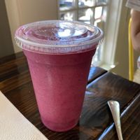 Dragon fruit smoothie at Root in Newport