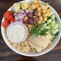 Greek Grain Bowl  at Root in Newport