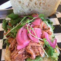 BBQ Jackfruit Sandwich  #Veganuary at Root in Newport
