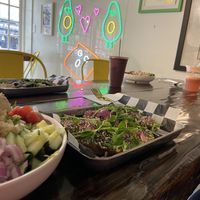 Greek bowl and avocado toastt  at Root in Newport