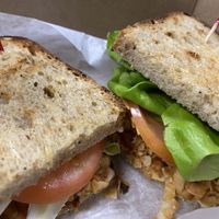 Coconut BLT sandwich  at Root in Newport