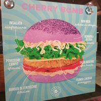 Cherry bomb at Flower Burger in Bari