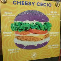 Cheesy cecio at Flower Burger in Bari