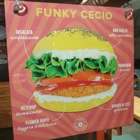 Funky cecio at Flower Burger in Bari