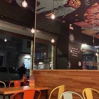 the restaurant   at Flower Burger in Bari