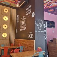 Gorgeously decorated at Flower Burger in Bari