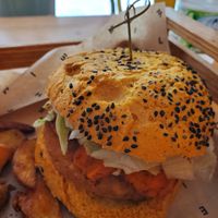 Funny crispy at Flower Burger in Bari