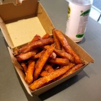 Kumara fries at Lord of the Fries in Wellington
