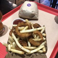 Onion rings and fries at Lord of the Fries in Wellington
