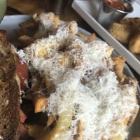 Side of garlic parm fries   at Nateure's Plate in Peterborough