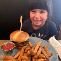 Happy girl.  at Nateure's Plate in Peterborough