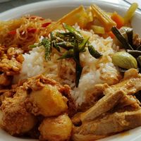 Nasi Sayur Medan Vegetarian at Xin He Vegetarian in Jakarta