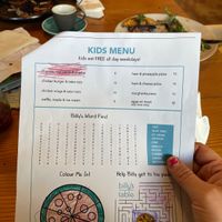 Kids eat free every weekday with a main meal. They can do vegan pizzas and pasta for kids  at Billy's Table in Adelaide