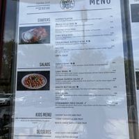 Menu at Gentle Grill in Temecula