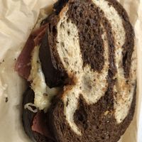 Would like to have had this cut, but my Reuben was super yummy!   at Gentle Grill in Temecula