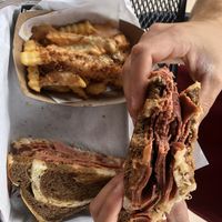 Reuben with poutin fries at Gentle Grill in Temecula
