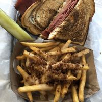 Ruben and fries  at Gentle Grill in Temecula