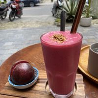 Dragon smoothie  at Nourish in Hoi An
