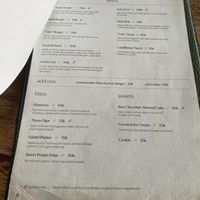 Menu 2  at Nourish in Hoi An