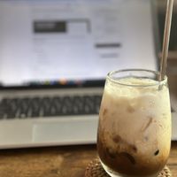 Salted coffee   at Nourish in Hoi An