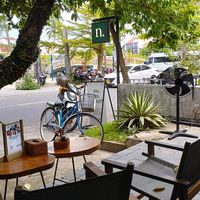 I like the outside seating (if the road is not too busy). at Nourish in Hoi An