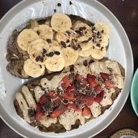 Nut butter toast  at Nourish in Hoi An