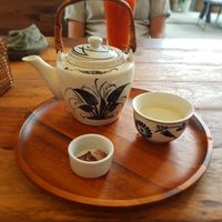 Oolong tea with chocolate 😊 at Nourish in Hoi An