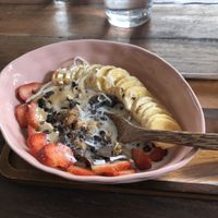 Granola with coconut milk (90k) at Nourish in Hoi An