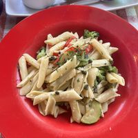Pasta primavera without feta cheesee  at Bobby V's in Kapaa