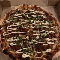 Nov 2020/ Hawaii 5.0 - all the pictures are the same because they only have one vegan pizza ;) at Liberty Kitchen in Surrey