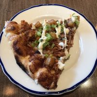 A slice of the Hawaii 5.0 pizza. at Liberty Kitchen in Surrey