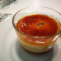 Crème brulé at Donna Veggie in Guimaraes