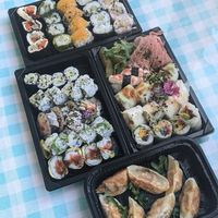 Chef's selection at Legumi Sushi Vegan in Lisbon