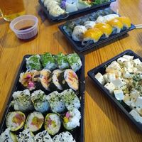 Mix plate 40 pieces at Legumi Sushi Vegan in Lisbon