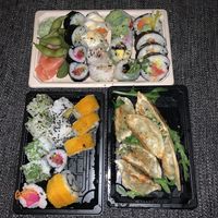 A feast!  at Legumi Sushi Vegan in Lisbon