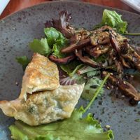 Gyoza at Legumi Sushi Vegan in Lisbon