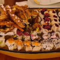 Boat tasting menu at Legumi Sushi Vegan in Lisbon