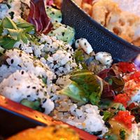 Lot of rolls at Legumi Sushi Vegan in Lisbon