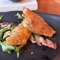 Gyosas  at Legumi Sushi Vegan in Lisbon