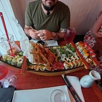 Big boat at Legumi Sushi Vegan in Lisbon