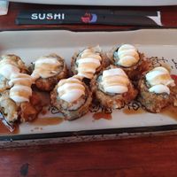 Hot roll at Legumi Sushi Vegan in Lisbon