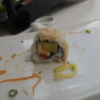 Pineapple, dried tomato, amaranth 8.5/10 at Legumi Sushi Vegan in Lisbon