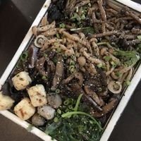 Plate of mushrooms  at Legumi Sushi Vegan in Lisbon