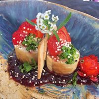 Pure sushi art  at Legumi Sushi Vegan in Lisbon