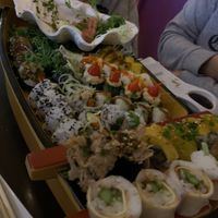 40 pieces sushi boat  at Legumi Sushi Vegan in Lisbon