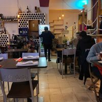 The venue at Legumi Sushi Vegan in Lisbon